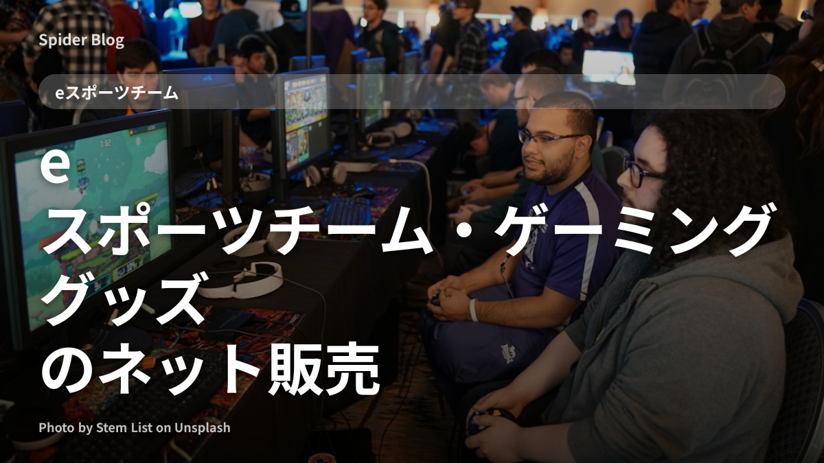 eスポーツチーム・ゲーミンググッズのネット販売
